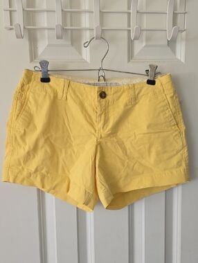 Old Navy Yellow Women's Chino Shorts- Size 2